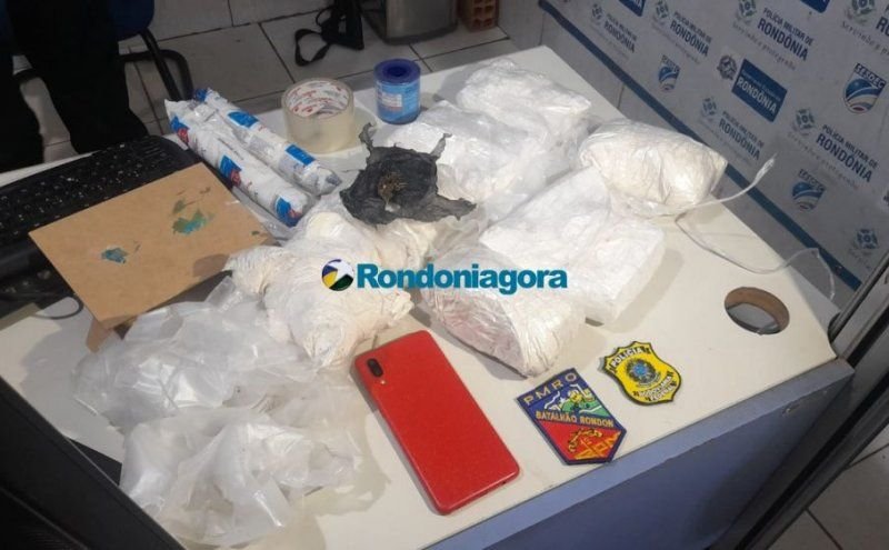 Jovem traficante é presa em hotel antes de levar cocaína de Porto Velho para Brasília