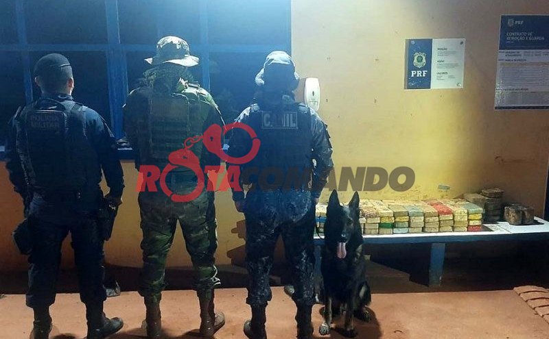 Operação Hórus: PM apreende mais de 116kg de pasta base de cocaína durante abordagem de veículo