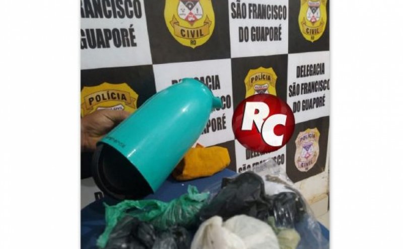 PM e PC prende casal transportando droga em São Francisco do Guaporé