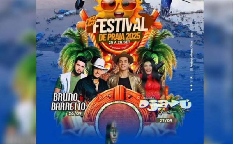 Costa Marques celebra 25º Festival de Praia com grande público e segurança reforçada