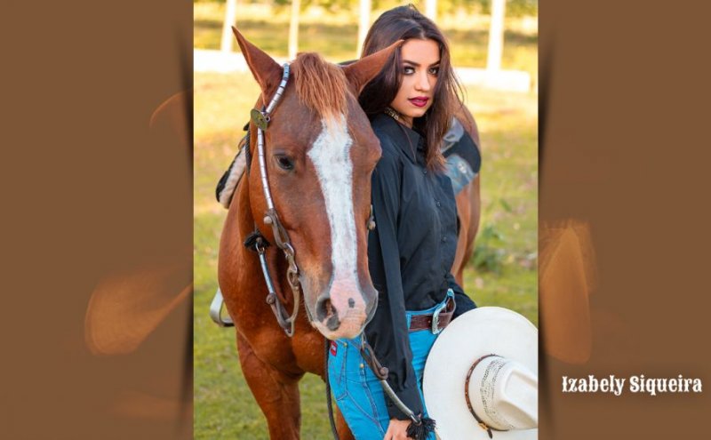 Izabely Siqueira candidata a Rainha da 16ª Expovale em São Francisco do Guaporé