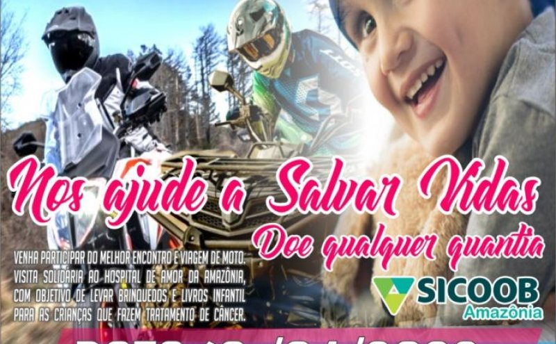 SOLIDARIEDADE - Em Porto Velho/RO, PRF apoia evento de motociclismo em favor do Hospital de Amor