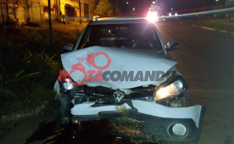 Acidente deixa condutores feridos em Alvorada do Oeste/RO.