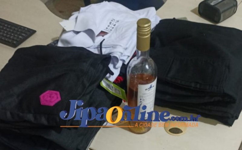 Furtos, bebida e prisão!!! Elementos que passaram a noite furtando comércios em Ji-Paraná são presos pela PM.