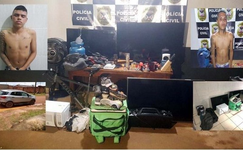 Polícia Civil prende jovens que participaram de roubo na casa de policial civil na capital