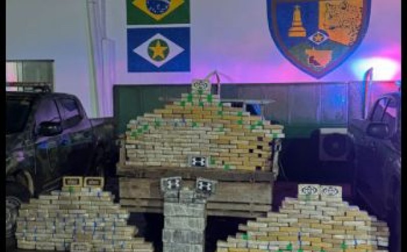 Gefron apreende 340 tabletes de drogas e causa prejuízo de R$ 6,4 milhões às facções em Porto Esperidião