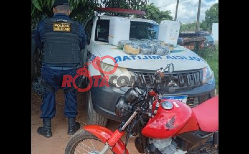 Polícia Militar de Costa Marques apreende mais de 12 kg de entorpecentes e prende suspeito de origem boliviana