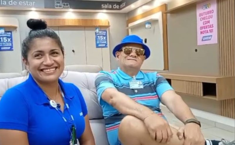 Jornalista Didas Cordeiro visita a empresa Gazin em Porto Velho