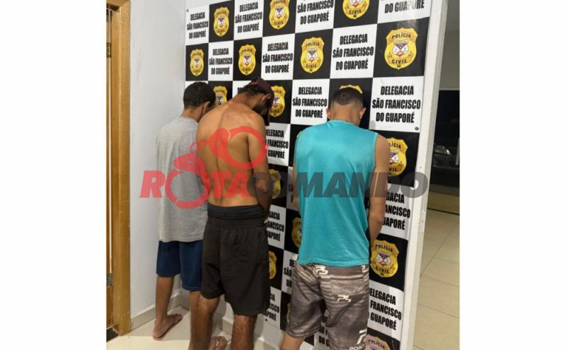 Criminosos que roubaram joias de família são presos pela Polícia Civil em São Francisco do Guaporé