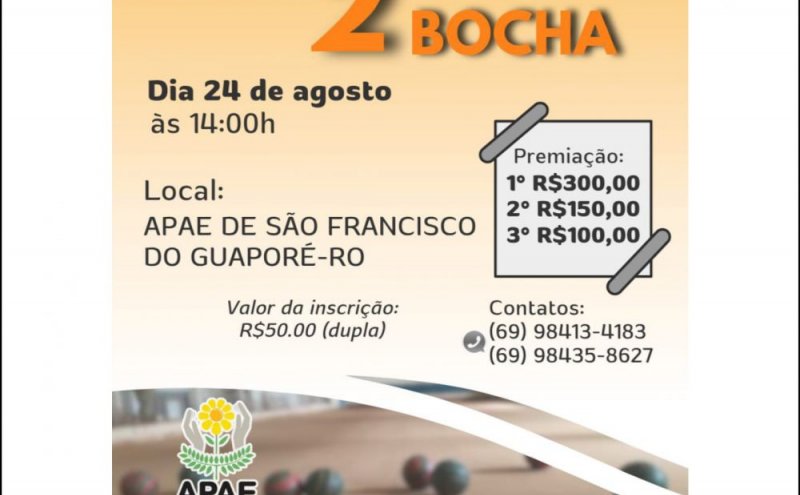 Vem aí o 2º Torneio de Bocha!