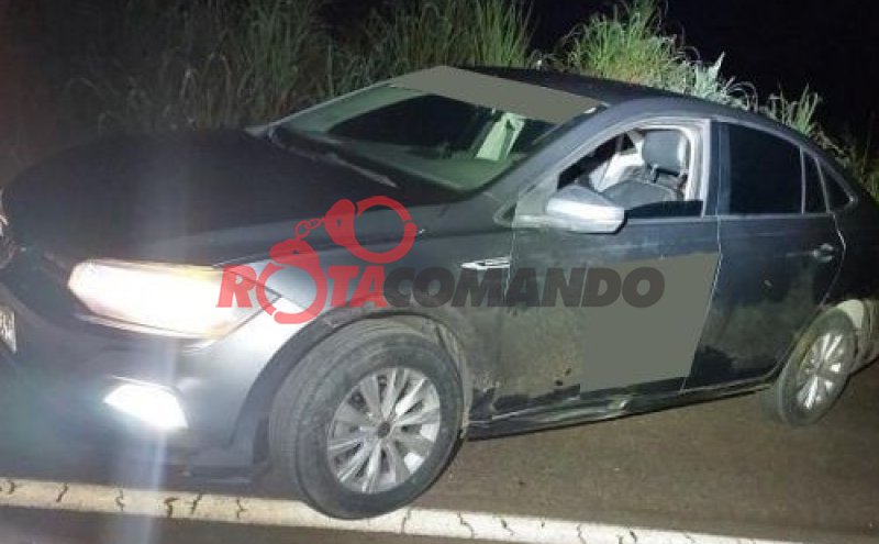 Condutora colide com veículo ao desviar de animal caído na BR-429