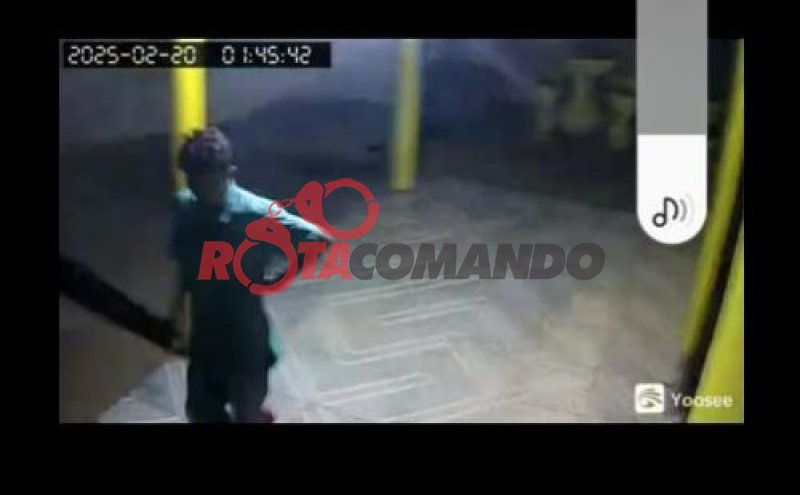 Ladrão é surpreendido pelo dono dentro de padaria em Alvorada do Oeste