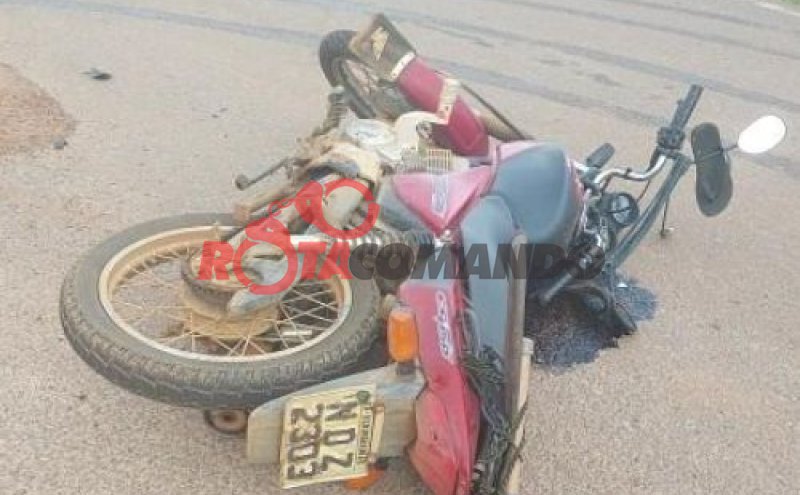 Acidente entre motocicletas deixa condutores feridos em Seringueiras /RO.