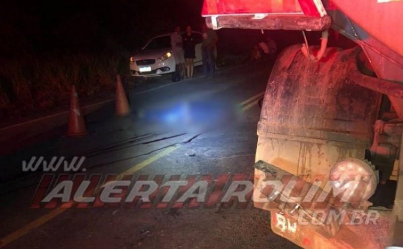 Motociclista morre em grave acidente e esposa fica gravemente ferida na RO-383 entre Rolim de Moura e Santa Luzia