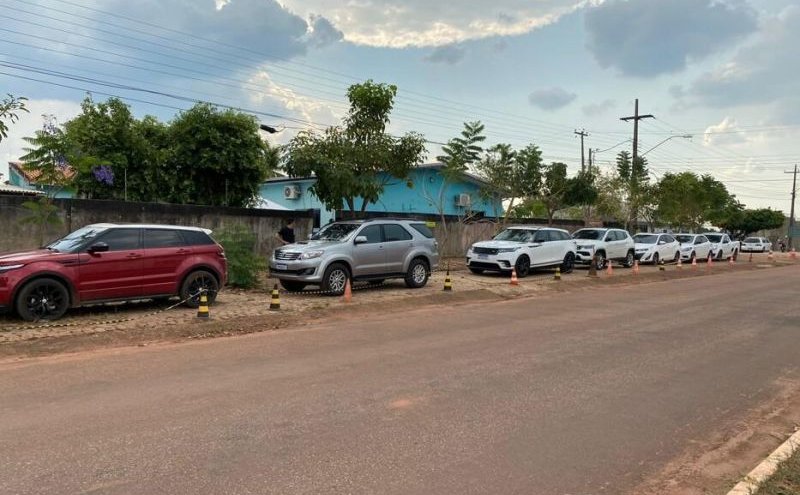 Veja os carros apreendidos pela PF durante a Operação Carga Prensada em Rondônia