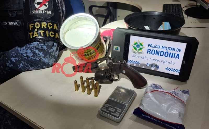 Força Tática apreende em Ji-Paraná, cocaína pura acondicionada em lata de leite em pó