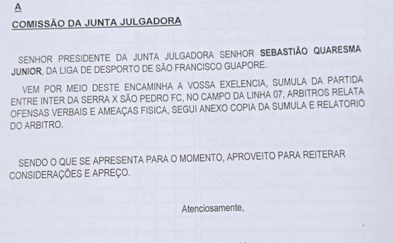 Liga de esportes LIDESFRAN  aplica punição em atletas em São Francisco do Guaporé/RO.