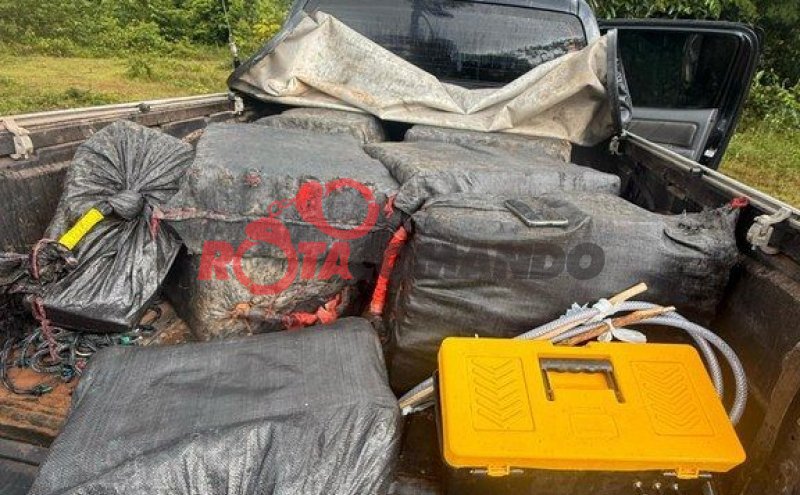 PF apreende avião com meia tonelada de cocaína em Rondônia