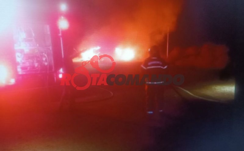 Incêndio atinge sítio na zona rural de São Miguel do Guaporé