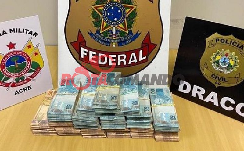Polícia apreende R$ 200 mil de quadrilha que lavava dinheiro do tráfico em Rio Branco