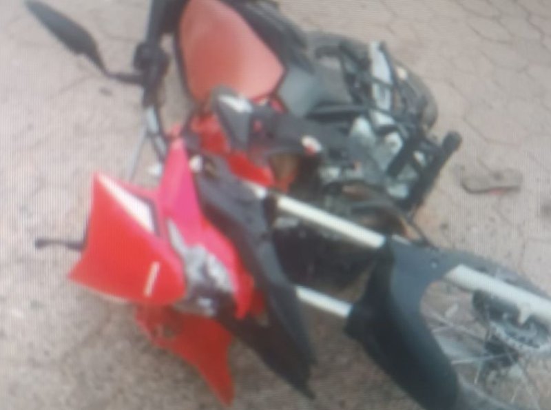 Colisão entre carro e motocicleta é registrada em Urupá